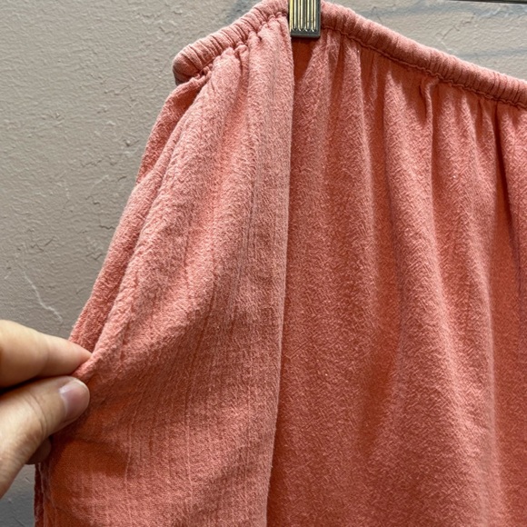 Free People Adley Pants Women's Casual Ruched Leg Boho Gauze Pant 36863 Size XL - Picture 6 of 9